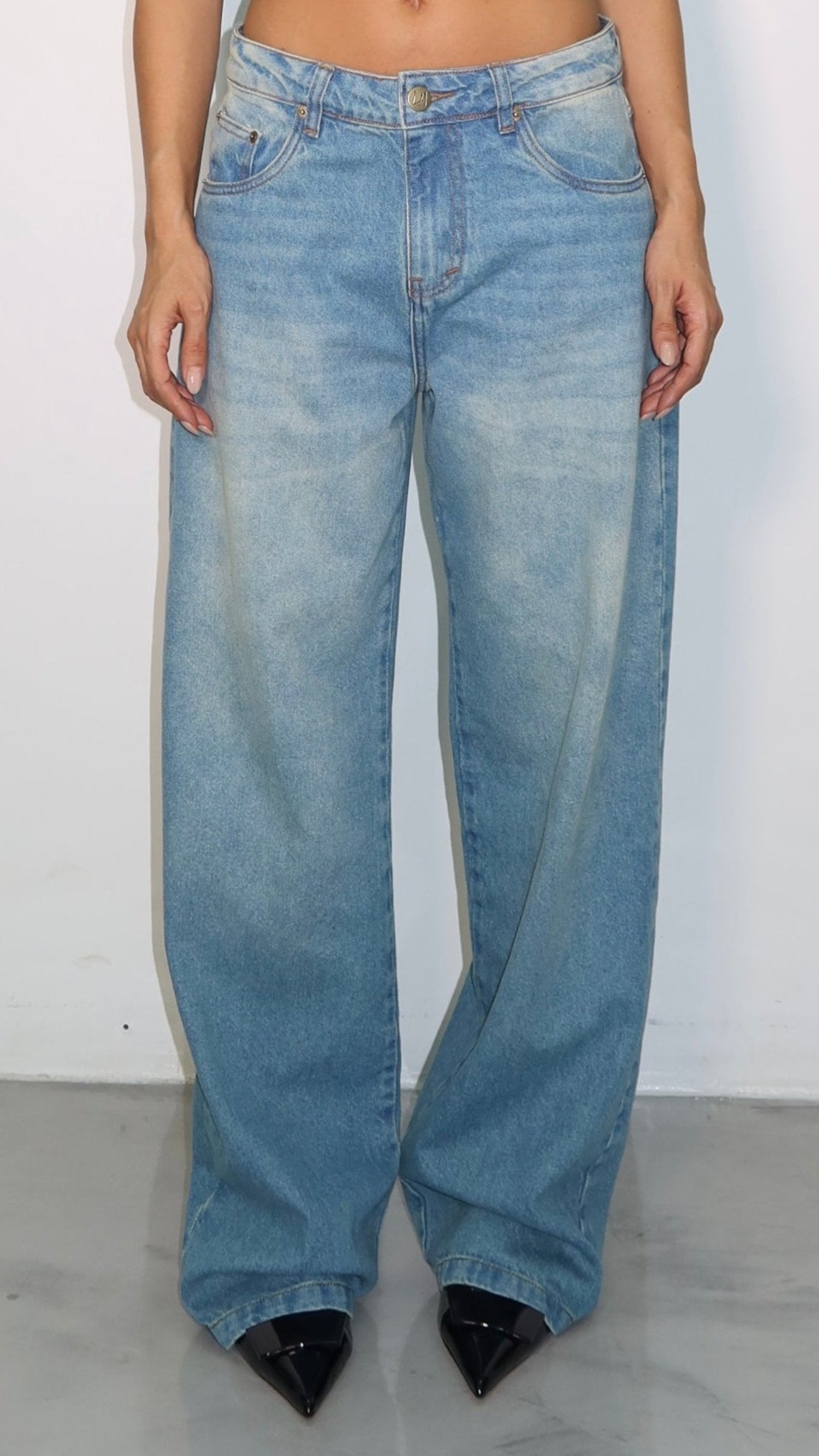 CALÇA JEANS OVERSIZED VINTAGE CLARA