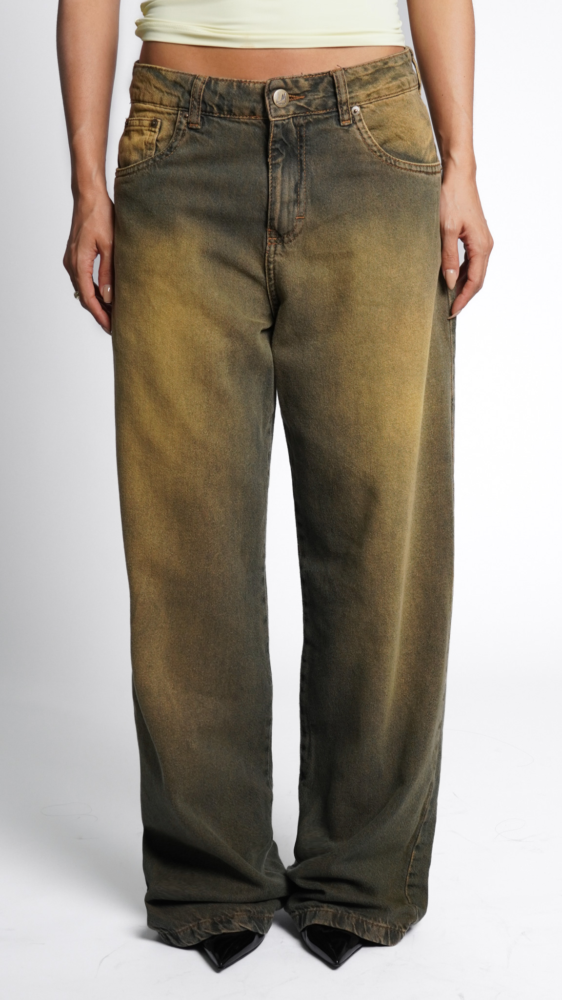CALÇA JEANS OVERSIZED BRASIL